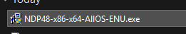 Shows the 4.8.1 upgrade