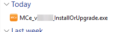 Shows the file now has an expected name in Explorer after download is complete