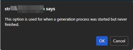 Shows what you see after pressing the advanced button