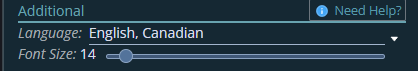 Shows changing the language for Login
