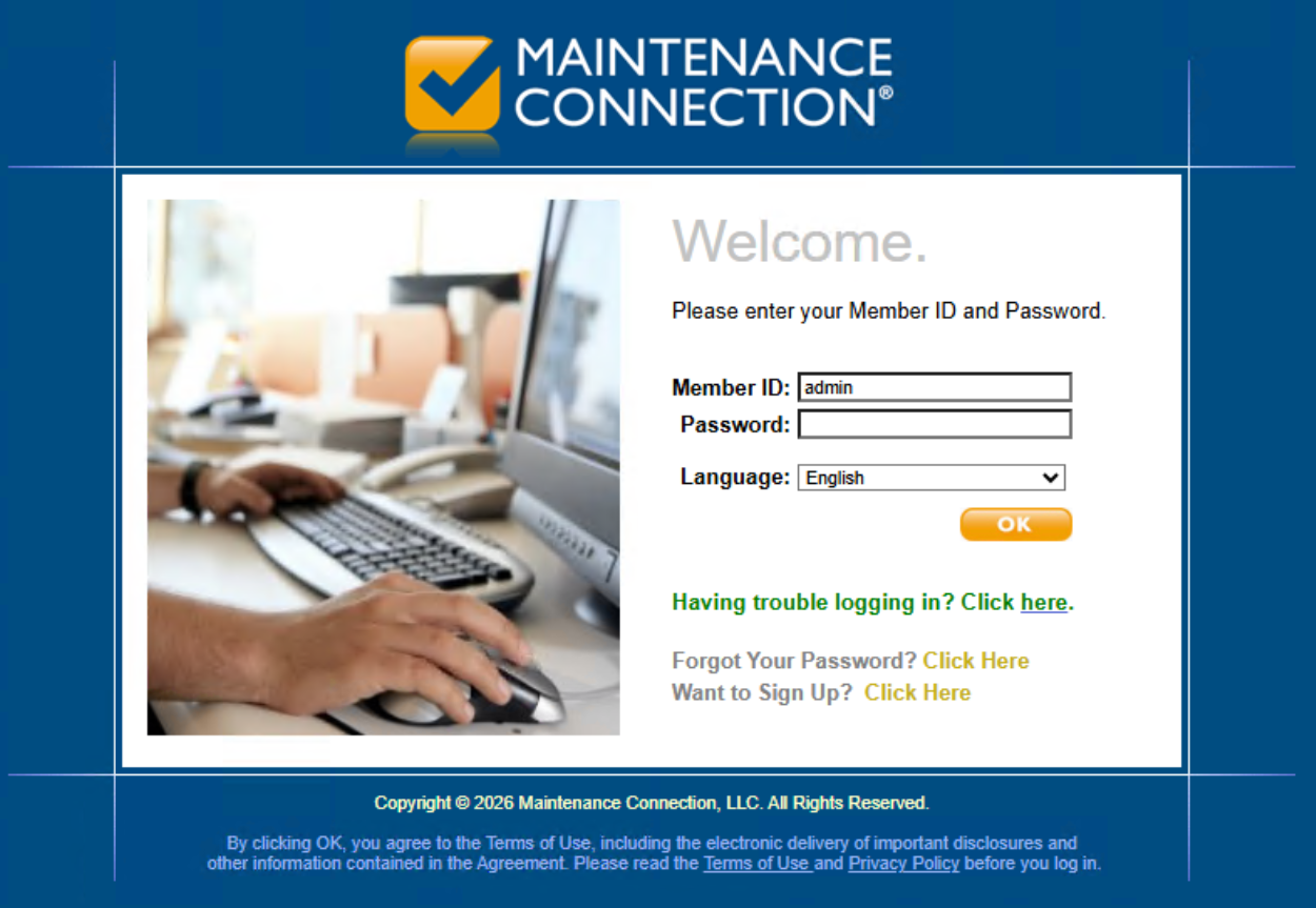 Shows forgot password for people not using MCe nor MCe LoginHub.