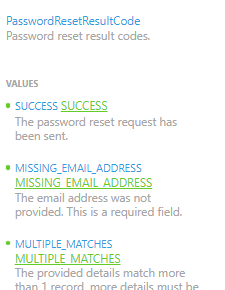 PasswordResetResultCode
