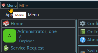 Shows clicking on the Main Menu button