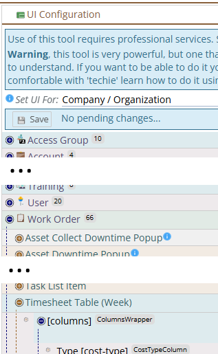 Shows Timesheet uiconfig location