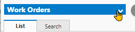 Shows the green, blue, black, graphic menu button