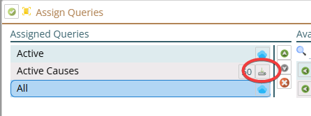 Shows a query that will copy the data to be available offline, you don't have to be connected to use it now.