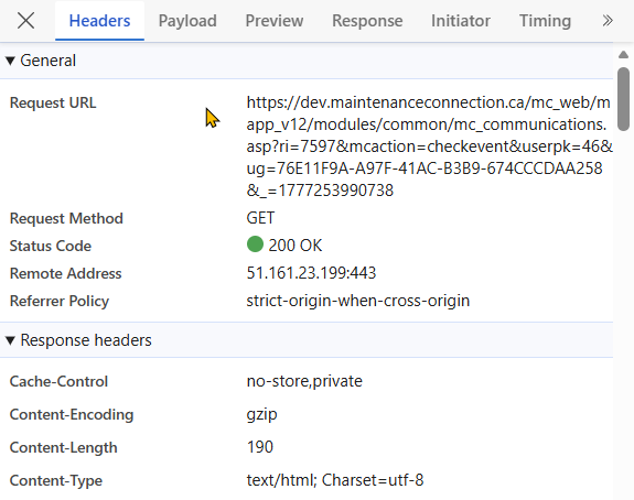 Shows details of an interesting error