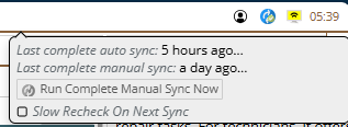 Shows it has been a little while since we successfully connected to the server