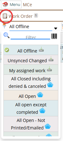 Shows longer list of queries typically available in admin view