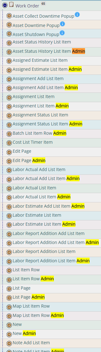 Shows that a lot of different things have a set of settings for Admin and Tech so you can keep them distinct and optimized for their role