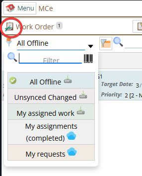 Shows that the list of queries can guide you to understanding you are in technician view