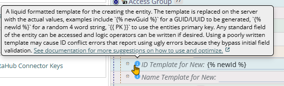 Shows simple liquid formatted template