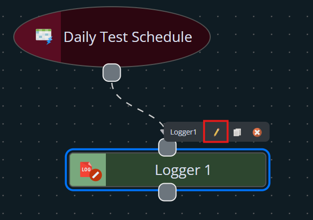 Shows where to click to edit the details.