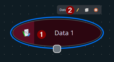 Selected trigger puck with the edit pencil highlighted