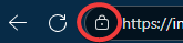 Setting in MS Edge setting for specific location