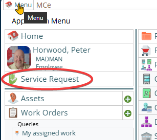 Doing service requests, perhaps for Assets you don't have access to