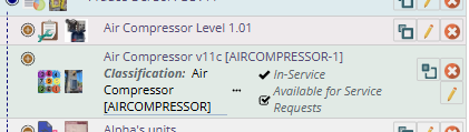 shows the row can be expanded to show more info