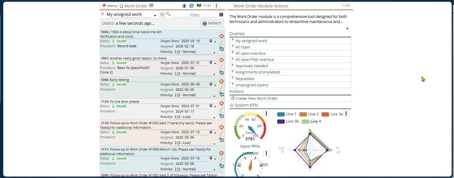 Shows single panel mode on a wide window