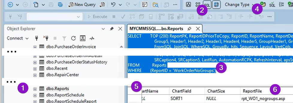 Shows setting up steps to change to the new name